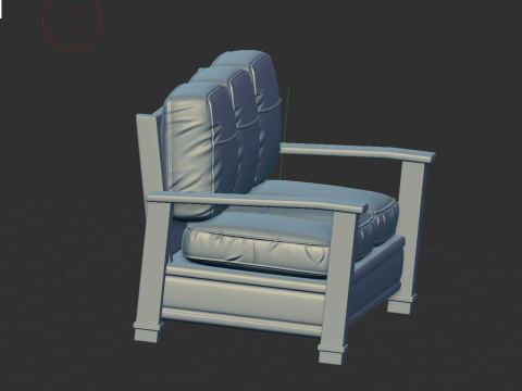 Sofa chair Model Cetak 3D