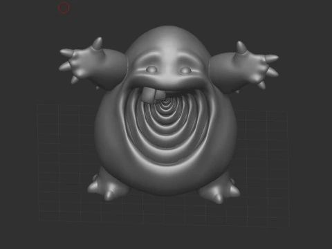 Голодний монстр 3D Принт Модель