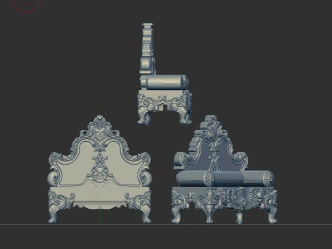 Sofa 3D Print Model