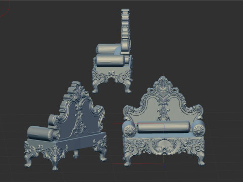 Sofa 3D Print Model