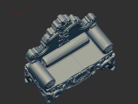 Sofa 3D-Druckmodell