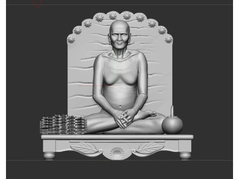 阿查里亚&middot;尚蒂&middot;萨加尔&middot;吉&middot;马哈拉杰 3D 模型