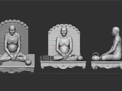 Acharya shanti sagar ji maharaj Model 3D