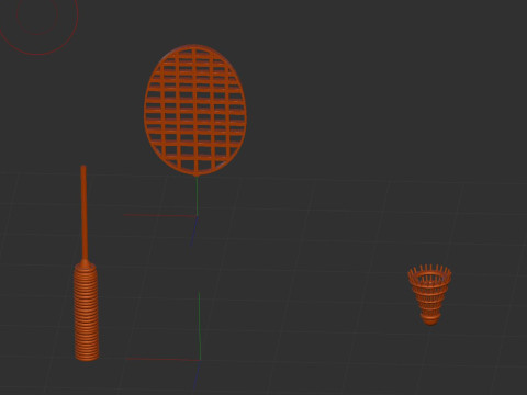 Badminton 3Dモデル