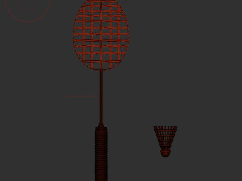 Badminton 3D Model
