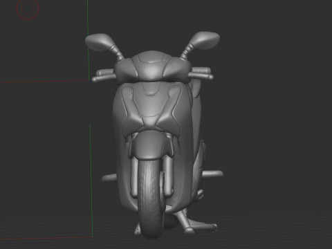 Activa bike 3D-printmodel