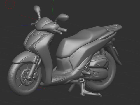Activa bike 3D-printmodel