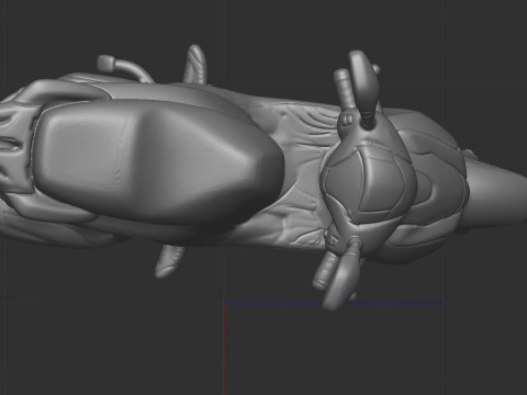 Activa bike 3D-printmodel