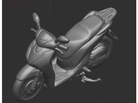 Activa bike 3D-printmodel