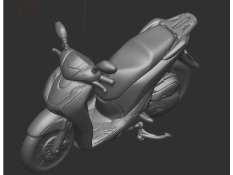 Activa bike 3D Print Model