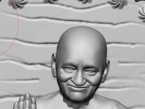 Acharya vidyasagar ji 3D Print Model