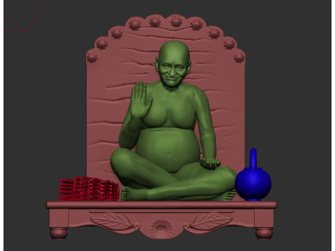 Acharya vidyasagar ji Model Cetak 3D