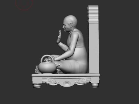 Acharya vidyasagar ji Model Cetak 3D