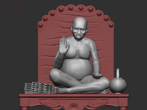 Acharya vidyasagar ji Model Cetak 3D