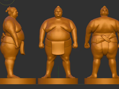 LUTADOR DE SUMO Konishiki Modelo de Impressão 3D