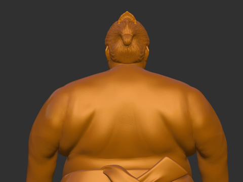 SUMO WRESTLER Konishiki 3D 打印模型