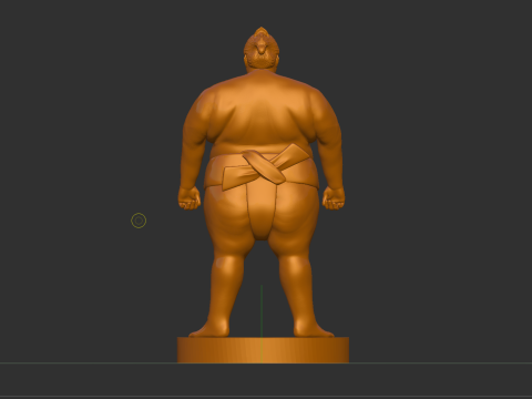 SUMO WRESTLER Konishiki 3D 打印模型