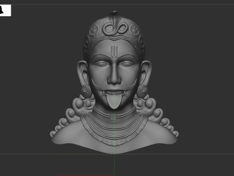 Mukhalinga shiva 3D-printmodel