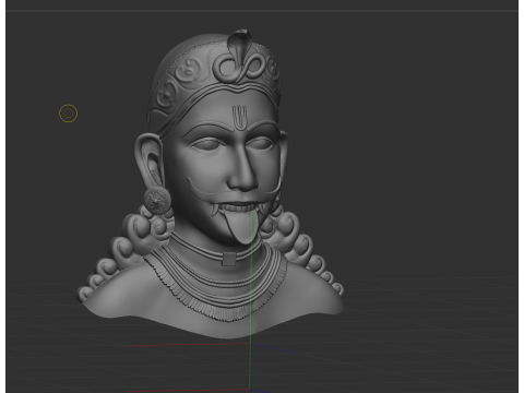 Mukhalinga shiva 3D-printmodel