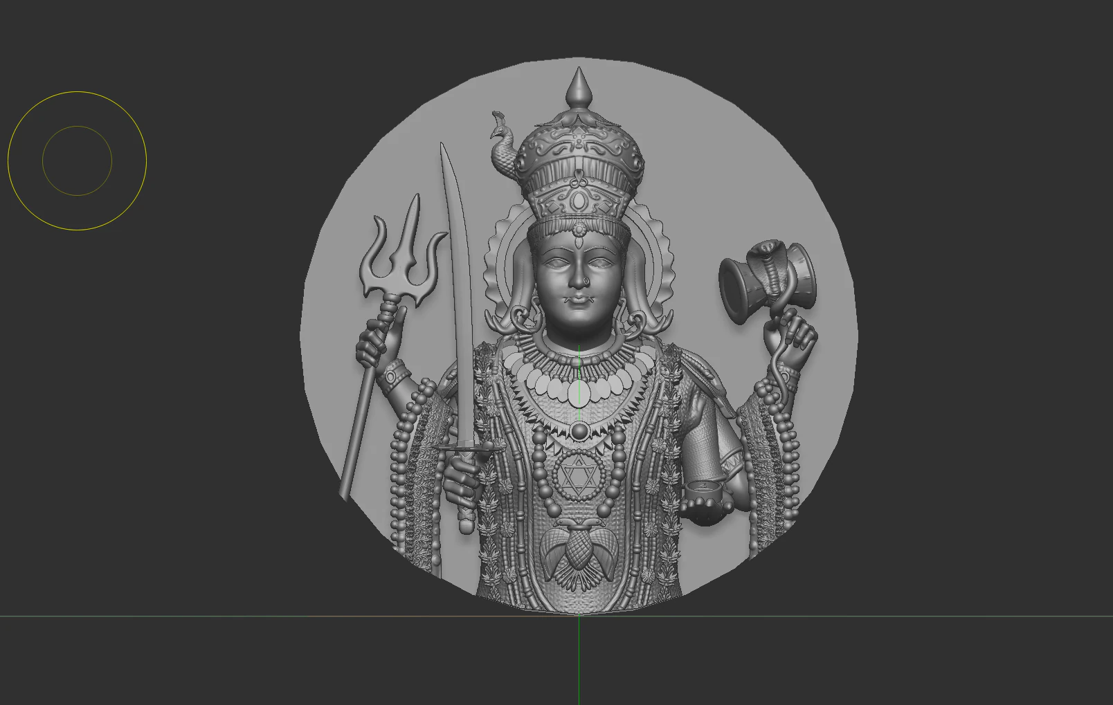 Indian God 3D Print Model .c4d .max .obj .3ds .fbx .stl .blend 