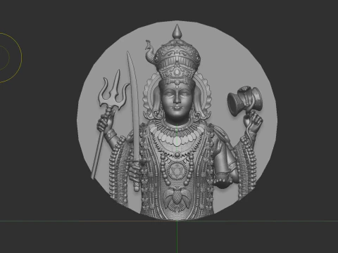 印度神 3D 打印模型