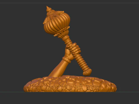 Hanuman 3D Print Model