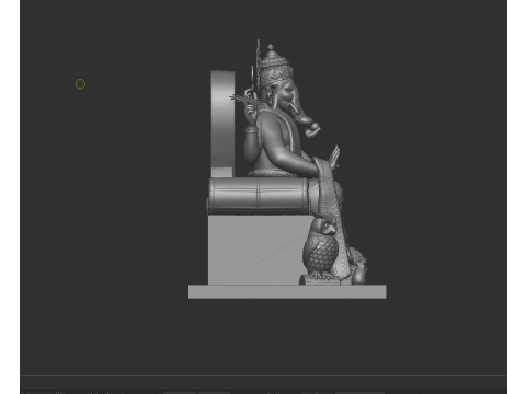 Lord Ganesha Sitting Pose 3D 打印模型