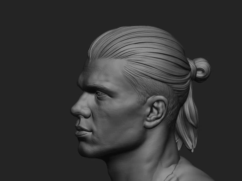 Erling Haaland Full Body Football Player 3D Print Model