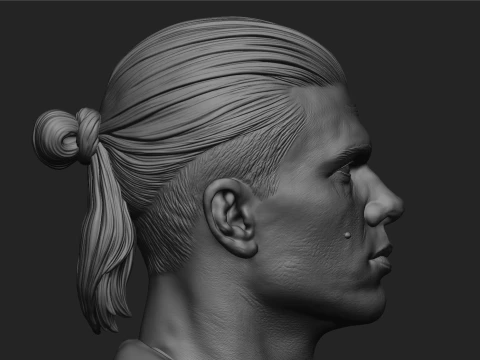 Erling Haaland Full Body Football Player 3D Print Model