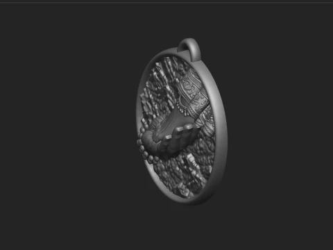 Shiv Parvati Leg Relief 3D Model
