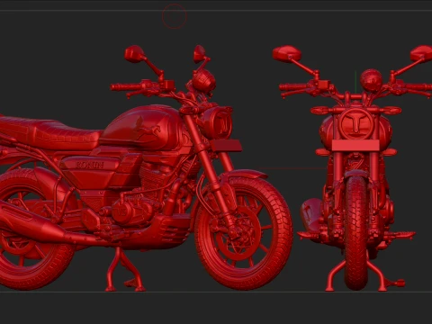 TVS Ronin Motorcycle 3D Model