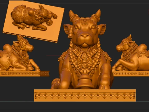 Nandi ji 3D Print Model