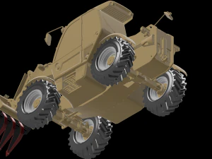 Telescopic Handlers Root Rakes grapple 3D Model