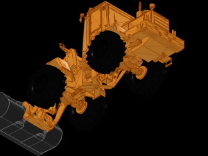 342C5300000 Bucket Amkodor 3D-Modell