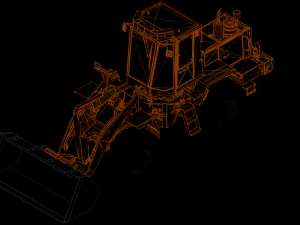 342C5300000 Bucket Amkodor 3D Model