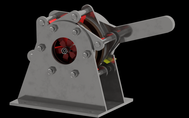 Hydraulic hose crimping machine 3D 모델 .c4d .max .obj .3ds .fbx .stl .blend