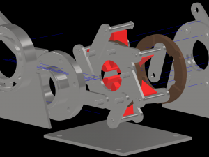 Hydraulic hose crimping machine 3D Model