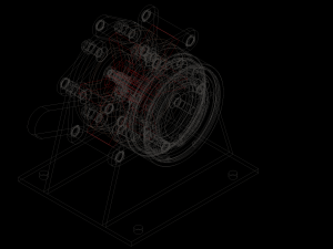 Hydraulic hose crimping machine 3D Model