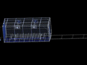 Convection drying chamber for wood 3D Model