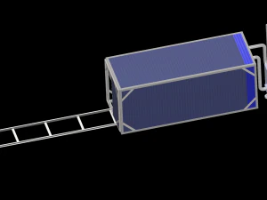 Convection drying chamber for wood 3D Model