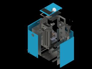 Solid fuel pyrolysis boiler 3Dモデル