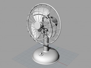 Fan Modèle 3D