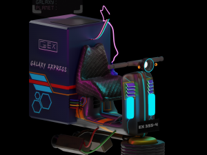 SCI - FI Motorcycle 3D Модель