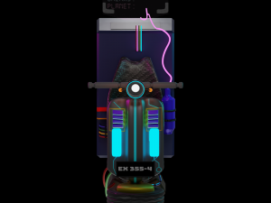 SCI - FI Motorcycle 3D Модель