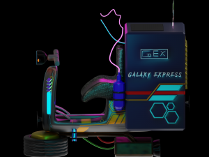 SCI - FI Motorcycle 3D Модель