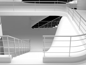 Futuristic Parametric Sci-Fi Exhibition Pavilion Architecture Model 3D