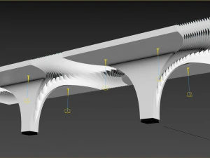 Futuristic Parametric Shanghai Subway Yuyuan Metro Station 3D Model