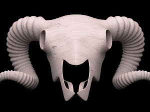 Ram Skull 3D Model