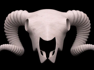 Ram Skull 3D Model