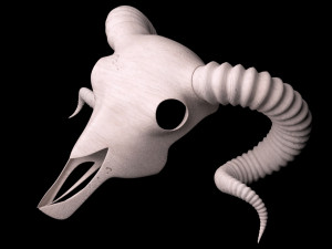 Ram Skull 3D Model